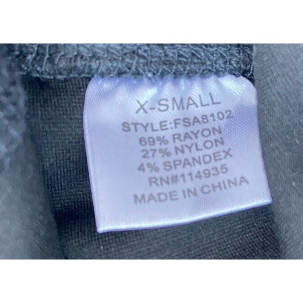 Francesca's Mi Ami Womens Skinny Ponte Legging Pants Size‎ XS Black Stretch Work - Picture 6 of 11